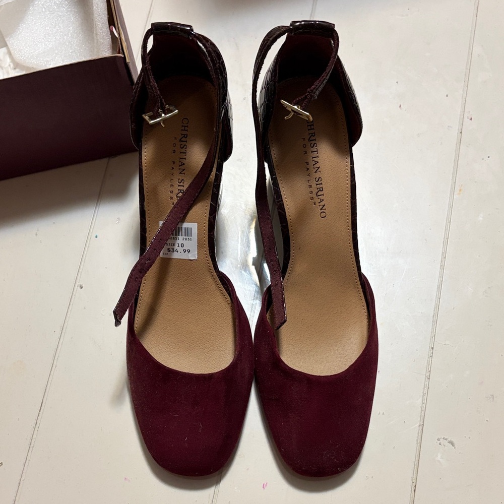 Christian Siriano Deep Red Heels